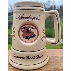 Vintage 1988 Leinenkugel's Brewing Limited Edition Bock Beer Stein #1 of 1000